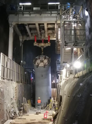 Completed the installation of the penstock at Alto Maipo HPP