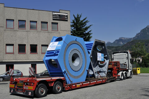 Shipping three Hydro Energies turbines for Denas hydroelectric power plant in Korce, Albania
