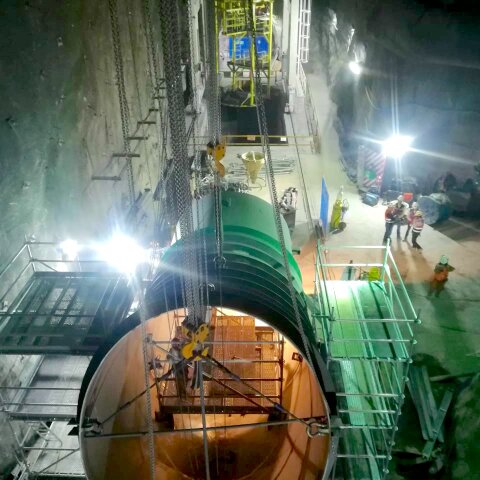 Ha empezado el montaje de las tuberías en Alto Maipo