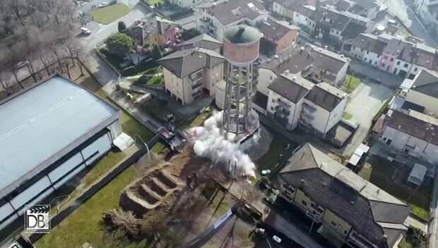 Demolition work at Zimella