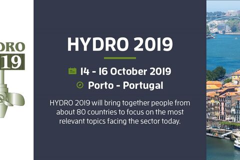 Hydro 2019, Porto, 14-16 ottobre