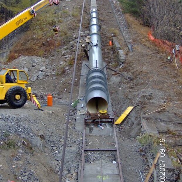 Bardonecchia power plant penstock