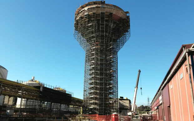 Restoration of the TNA2 piezometric tower