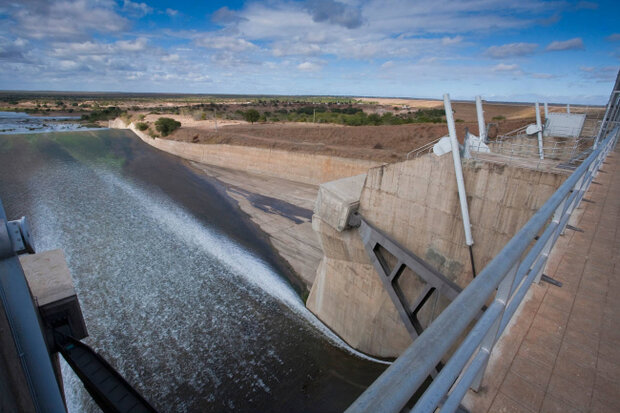 Gates of the Massingir dam